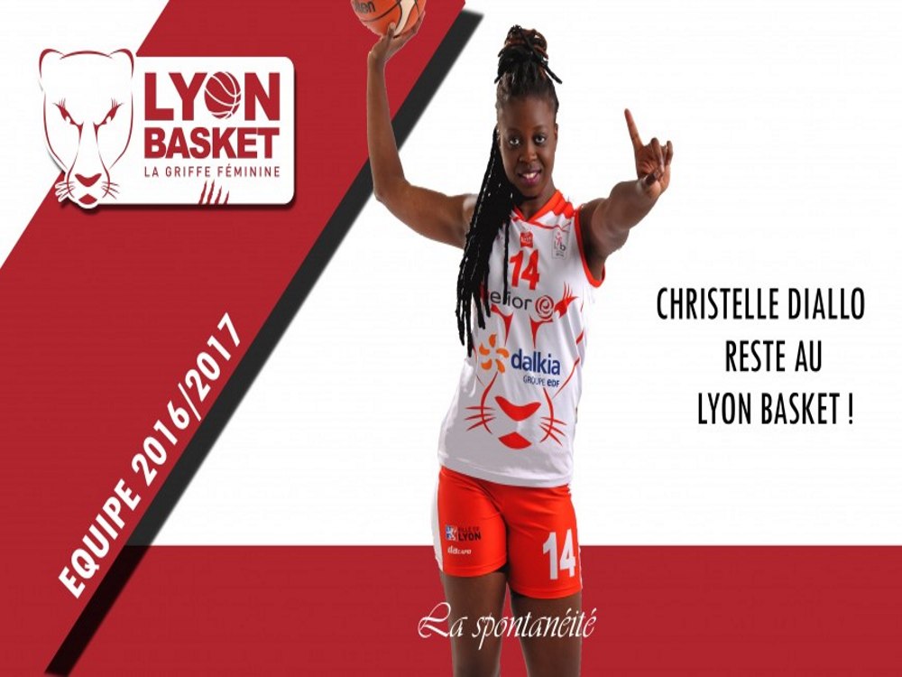 LYON | Christelle Diallo prolonge l’aventure avec les Lionnes du Lyon Basket