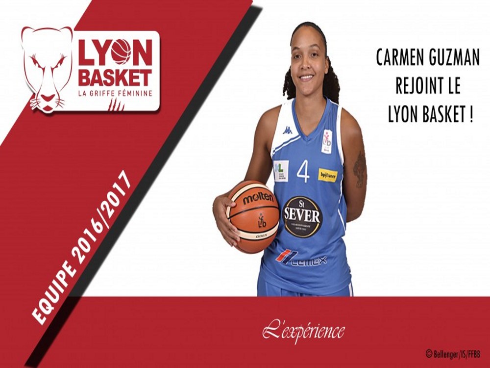 LYON 8 | Carmen Guzman sous les couleurs du Lyon Basket pour 2016/2017 !