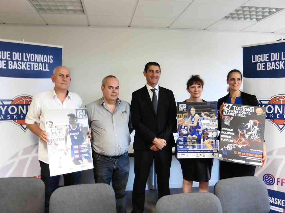 BRON | 3 tournois internationaux présentés à la Ligue du Lyonnais de basket