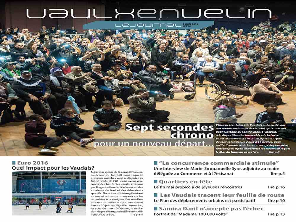 VAULX EN VELIN : Le numéro 137 du « Vaulx-en-Velin Journal » vient de paraître