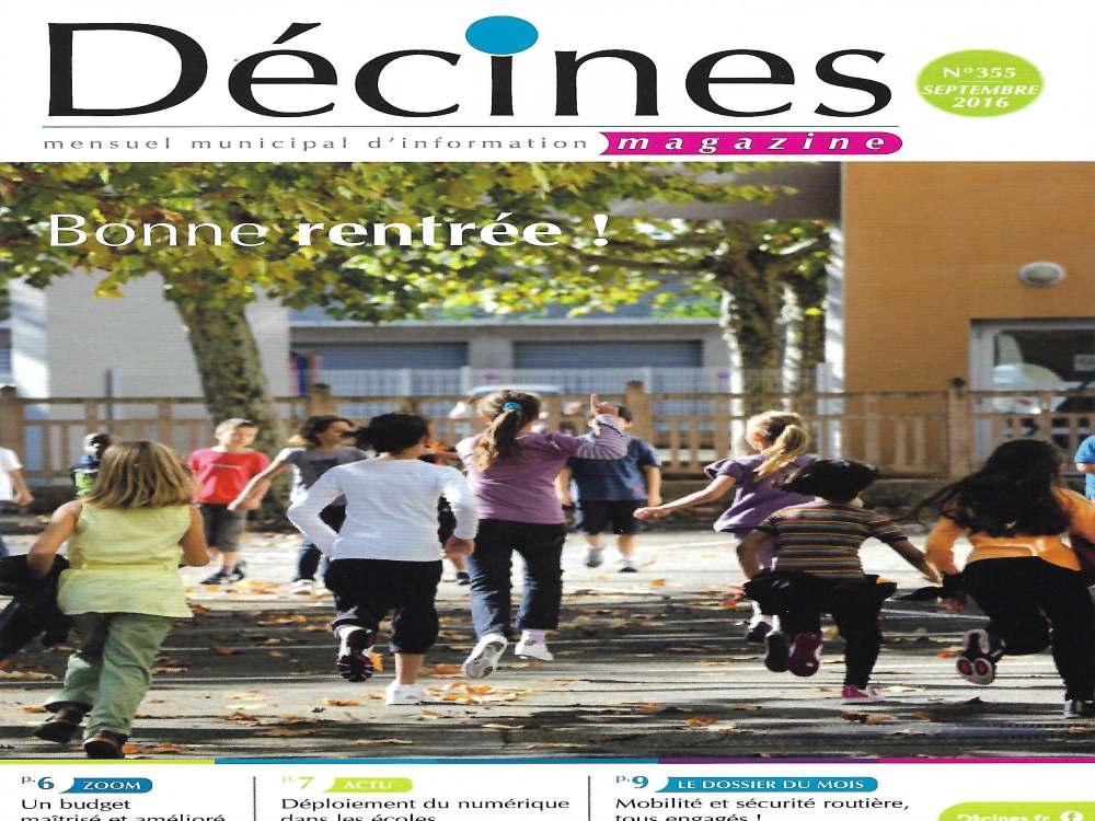 DECINES | Le N° 355 du « Décines Magazine » est sorti !