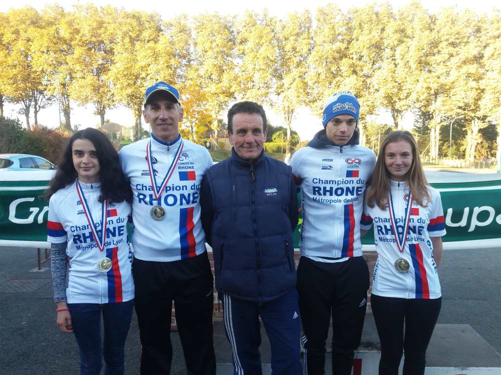 VAULX-EN-VELIN | 4 champions du Rhône de cyclo-cross au Vélo Club