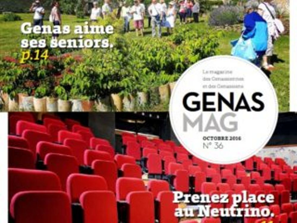 GENAS | Le GENAS Mag d’ Octobre vient de sortir