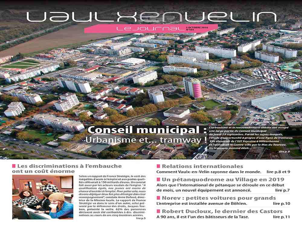 VAULX-EN-VELIN | Le numéro 141 de « Vaulx-en-Velin Journal » vient de sortir