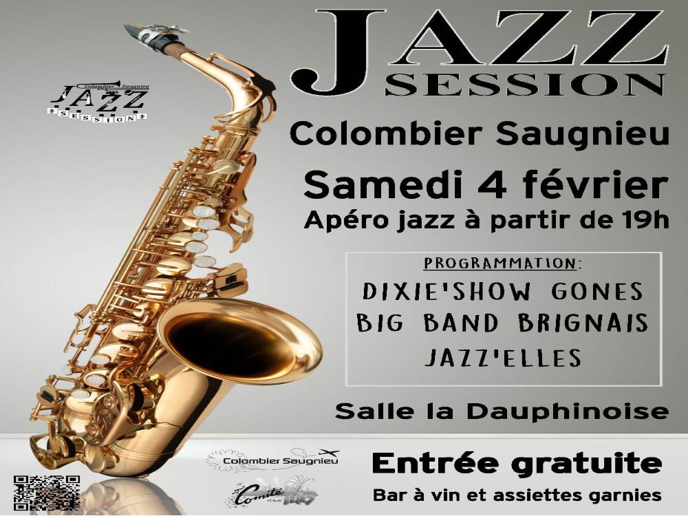 COLOMBIER-SAUGNIEU | Jazz Session samedi 4 février prochain