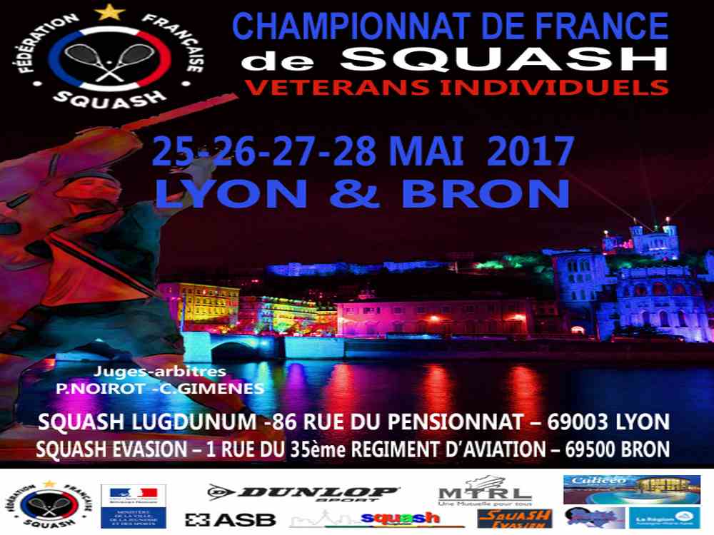 BRON-LYON 3 | Les championnats de France vétérans de Squash s’achèvent dimanche