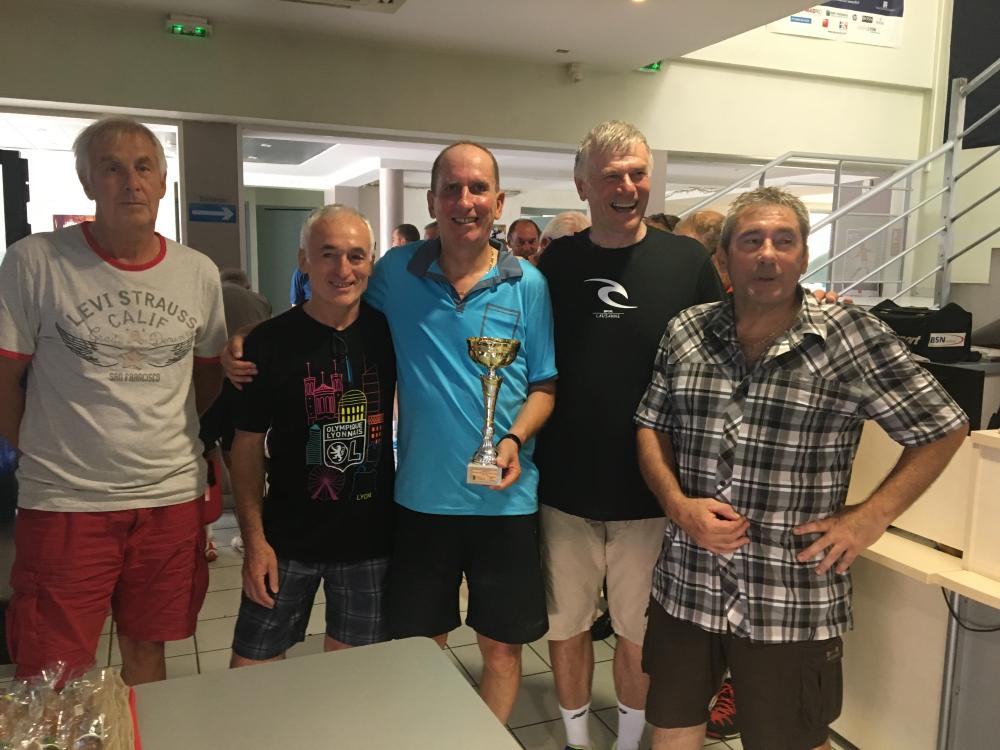 DECINES : Les + 60 ans du Tennis Club à nouveau champions du Rhône !