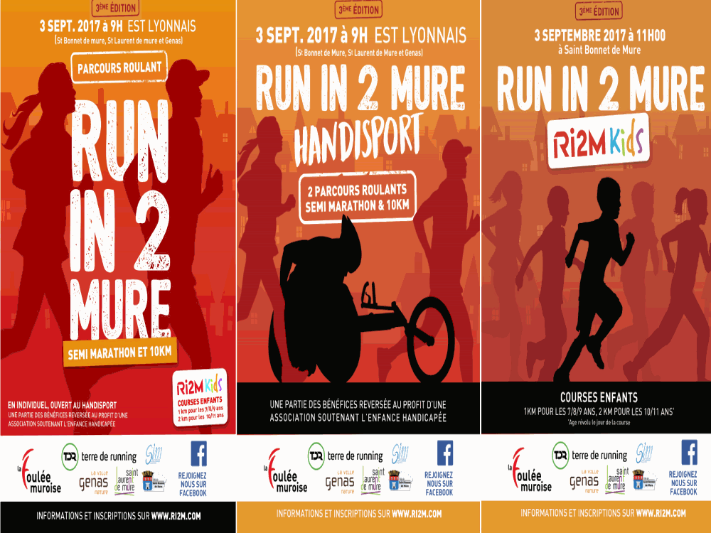 ST BONNET et ST LAURENT DE MURE | 3° édition de « Run in 2 Mure » aura lieu dimanche 3 septembre