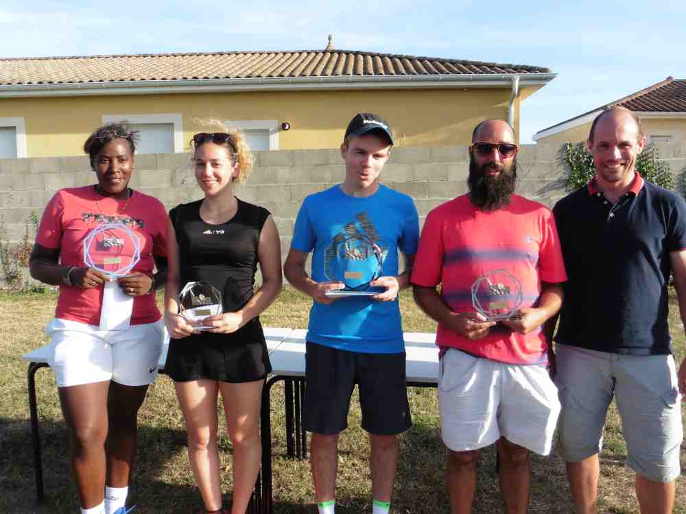 PUSIGNAN | Marie Lamaro et Benjamin Ferrand remportent le tournoi seniors de tennis