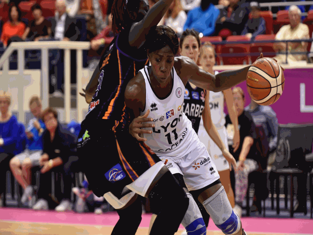 Djéné Diawara basketteuse de Lyon Asvel Féminin, blessée