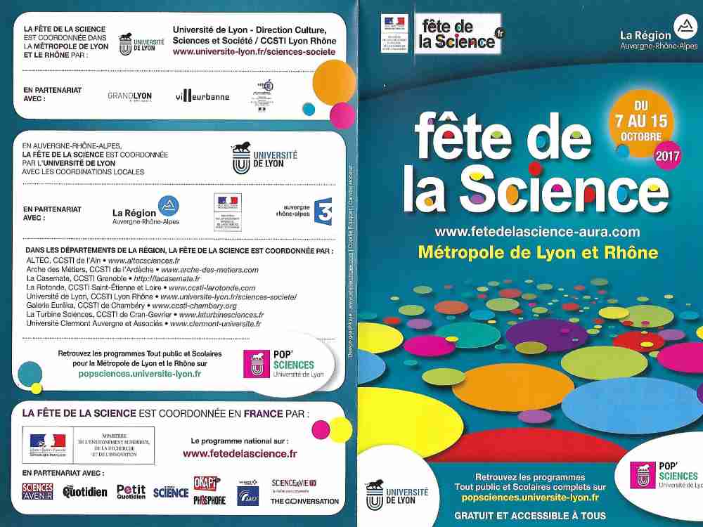 Fête de la Science | 281 actions programmées dans le Rhône du 7 au 15 octobre