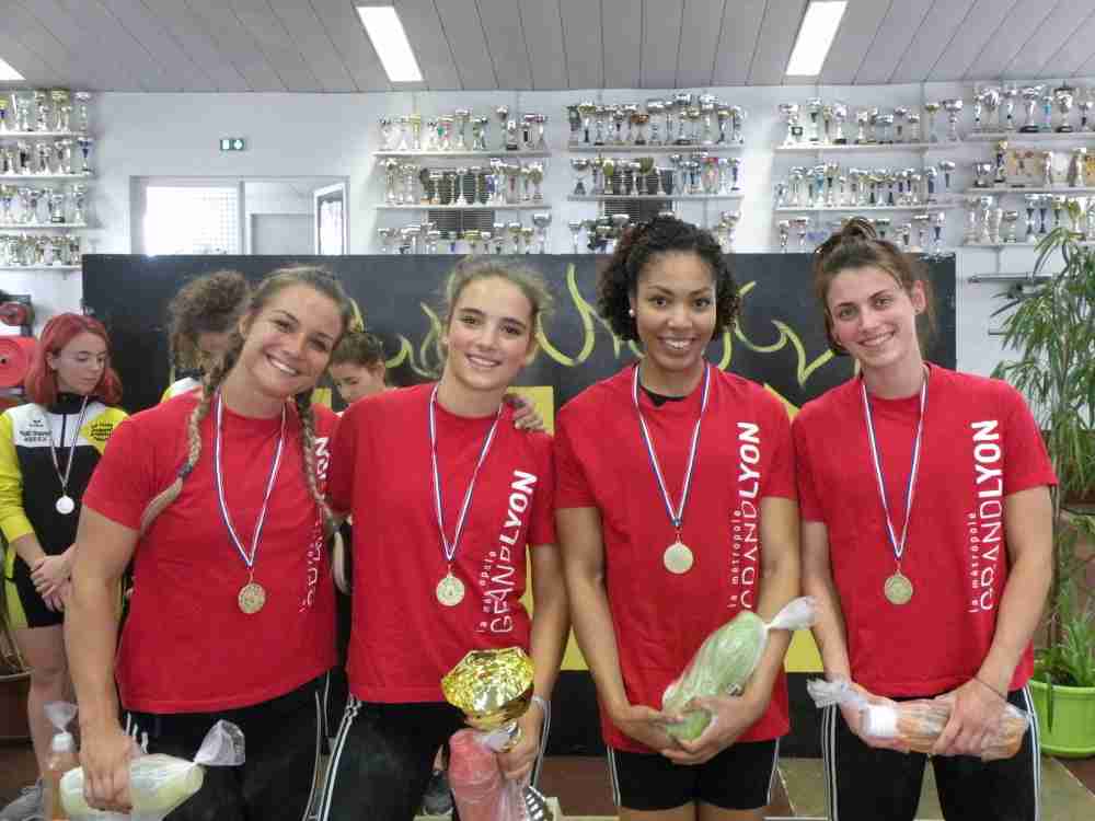 VAULX-EN-VELIN | 2° place nationale pour l’équipe féminine du Club Haltérophile
