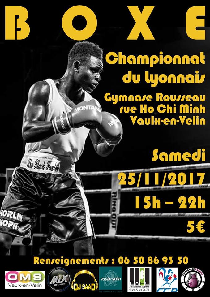 VAULX-EN-VELIN | 4° Tour du championnat du Lyonnais de boxe