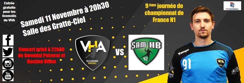 VILLEURBANNE | Hand > VHA / Saint-Etienne, un derby ça ne se joue pas, ça se gagne !