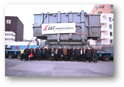 LYON | JST a construit sur le 8° le plus gros transformateur de son histoire