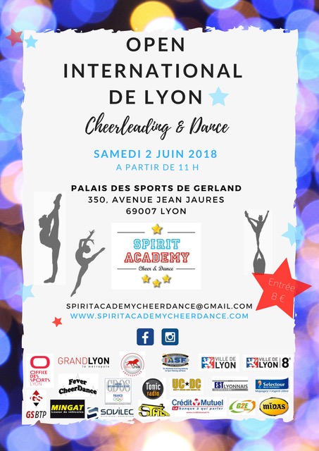 LYON 7 | Open International de Cheerleading et dance samedi à Gerland