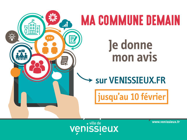 VENISSIEUX : Consultation en ligne : « Ma commune demain, je donne mon avis »