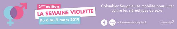 COLOMBIER-SAUGNIEU | 2° Semaine Violette du 6 au 9 mars 2019