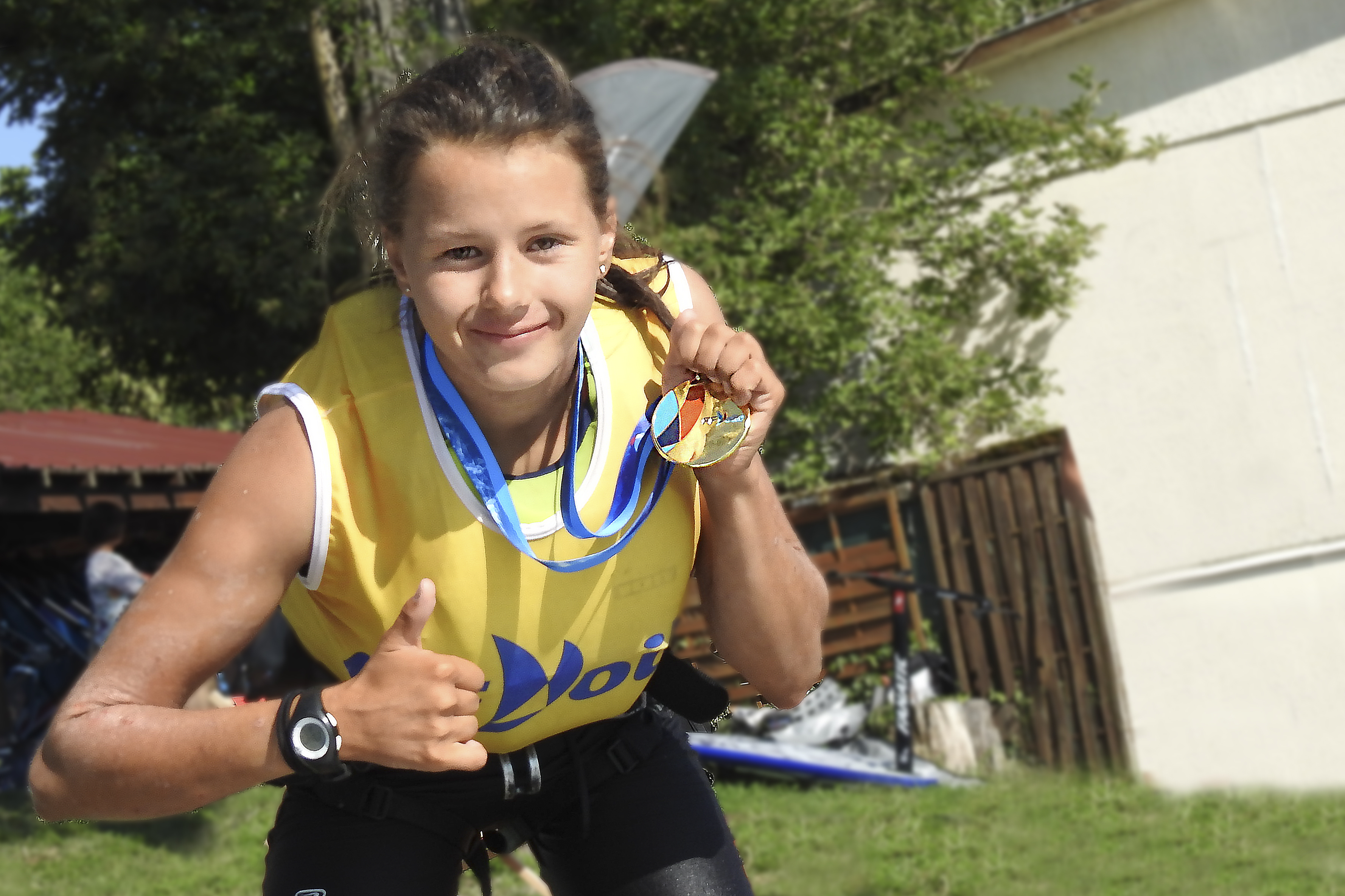 MEYZIEU | Apolline Guedan championne de France windsurf
