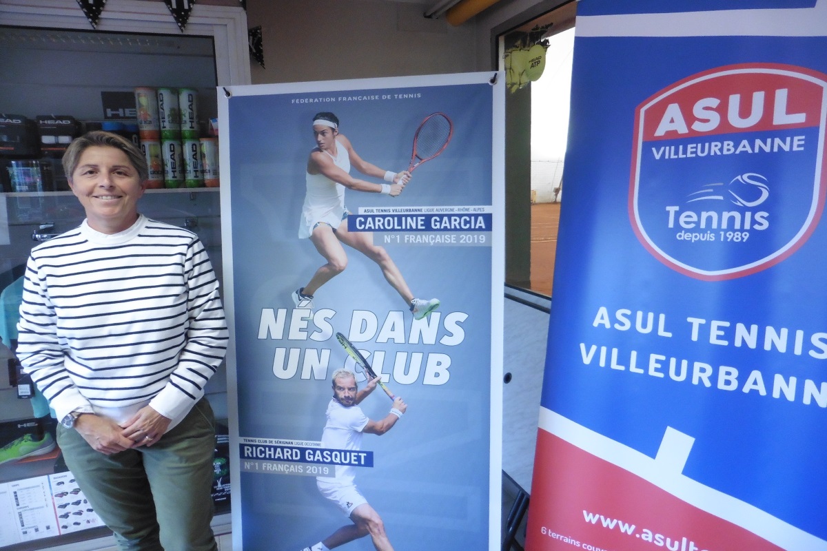 VILLEURBANNE | Muriel Merolle (directrice générale Asul tennis)