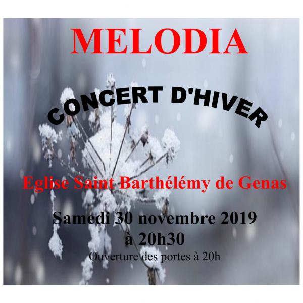 GENAS | Un concert d’hiver avec Mélodia
