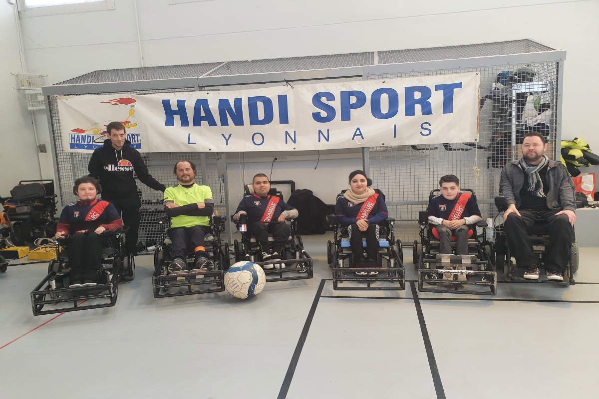 LYON | Bilan basket, foot fauteuil Handisport Lyonnais
