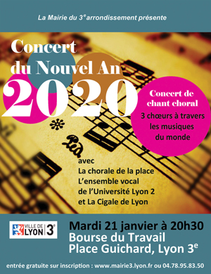 LYON 3 | Concert du nouvel An (mardi 21 janv.)