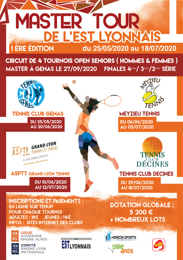 EST-LYONNAIS | Master Tour tennis Est Lyonnais est né !