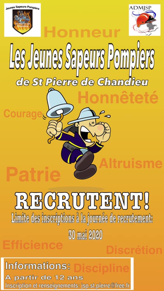 SAINT-PIERRE-DE-CHANDIEU | Les Jeunes Sapeurs Pompiers recrutent