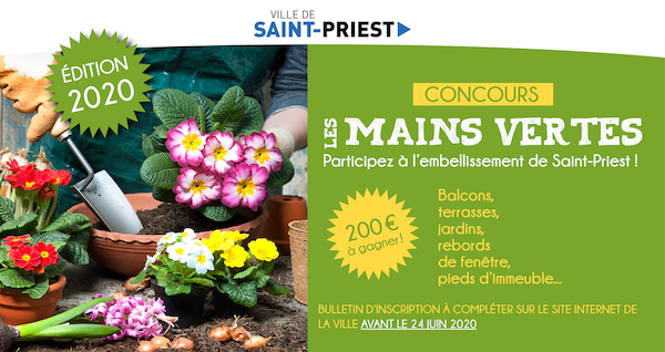 SAINT-PRIEST | Concours  » Les mains vertes « 