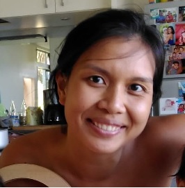 Nanethida Nouanesengsy à Tahiti  » Coupés du monde pour le moment «