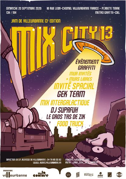 VILLEURBANNE | 13° édition événement graff « Mix City »
