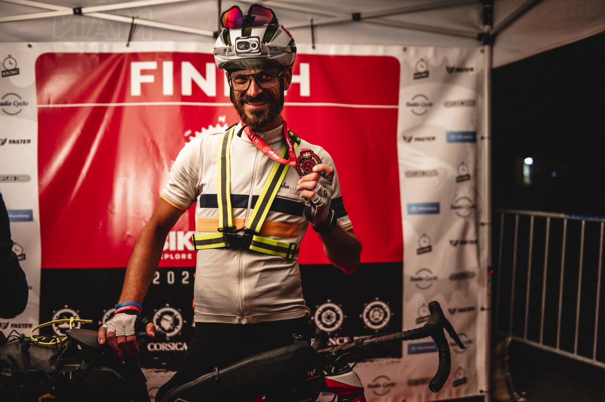 VILLEURBANNE | Christophe Coulomb de retour du « Bikingman Euskadi »