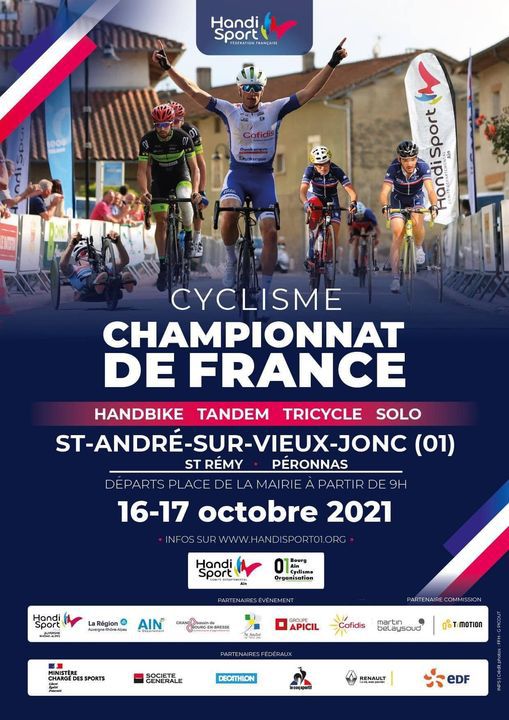 AIN | Championnats de France paracyclistes (16 & 17 oct.)