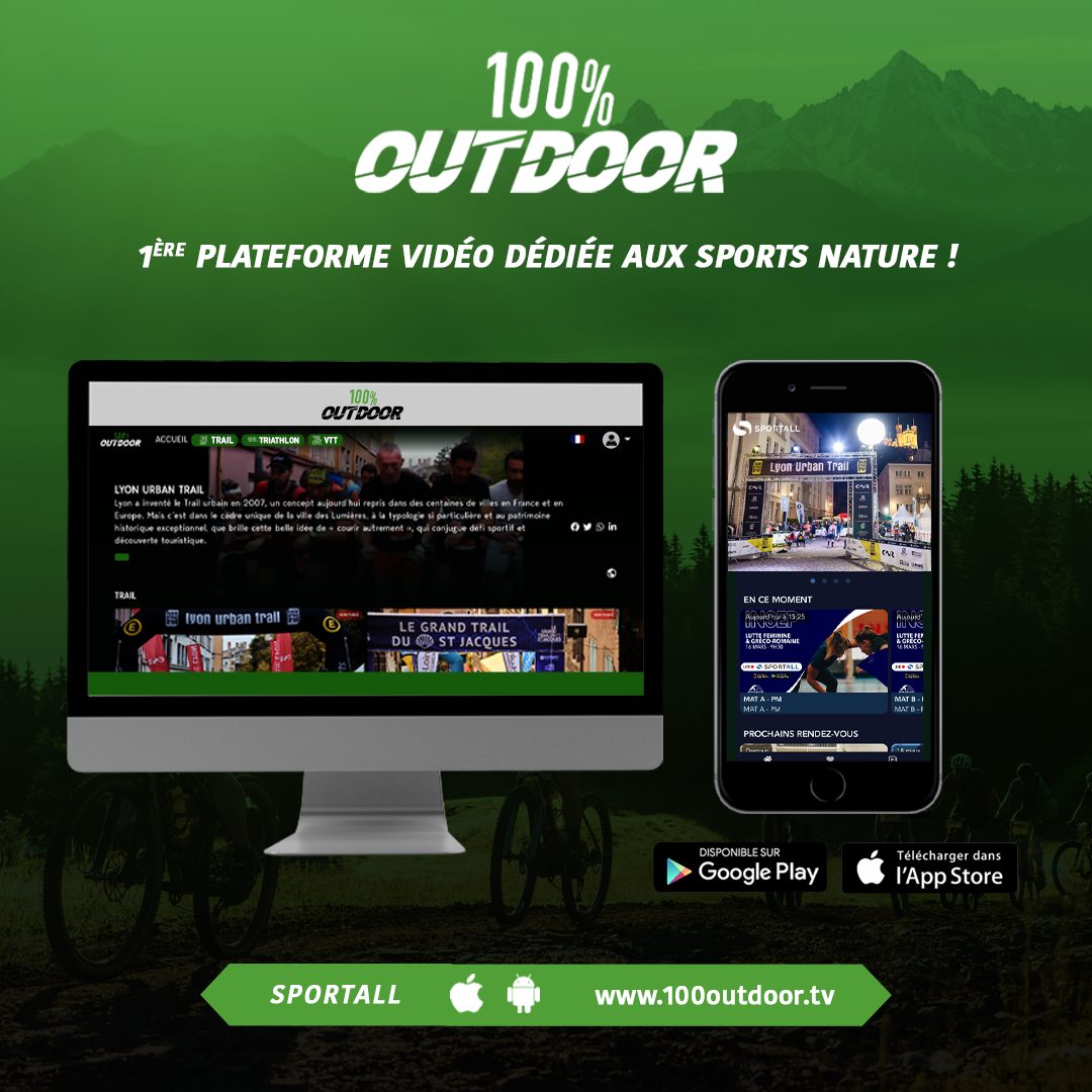 Lancement de « 100% OUTDOOR » chaîne TV 100% gratuite, dédiée exclusivement aux sports nature
