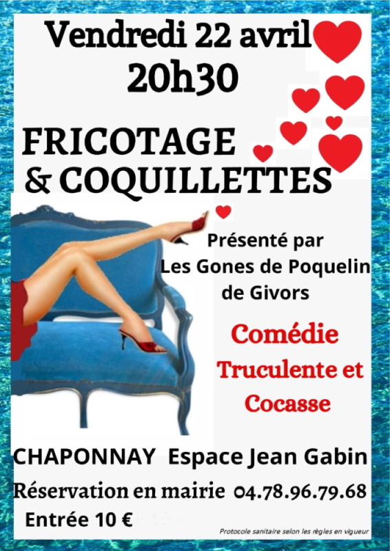 CHAPONNAY | « Fricotage & Coquillettes » du théâtre sur les planches de l’Espace Jean Gabin