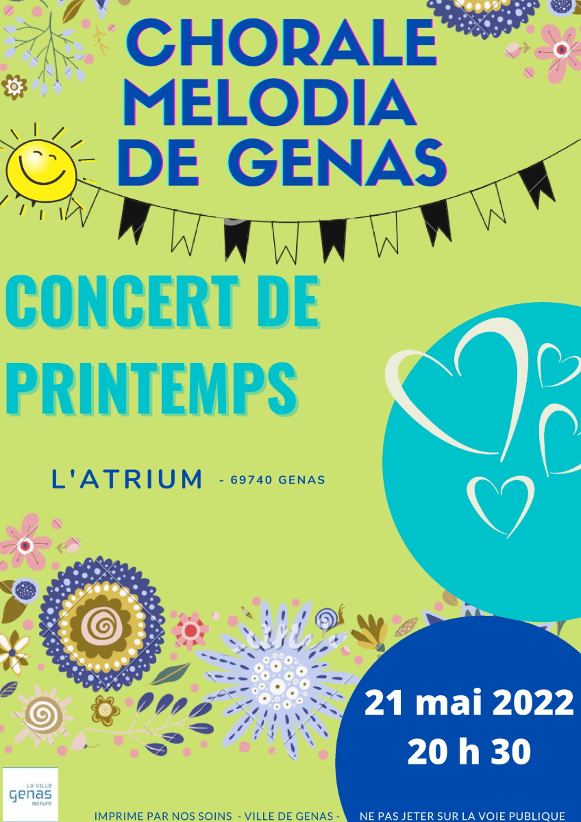 GENAS | Un concert de printemps avec Melodia (21 mai)
