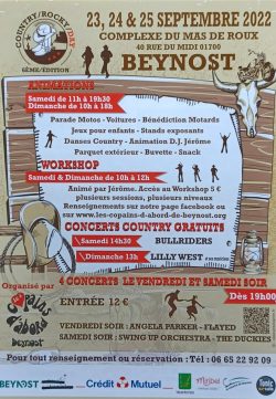 NEWSESTLYONNAIS BEYNOST COUNTRY