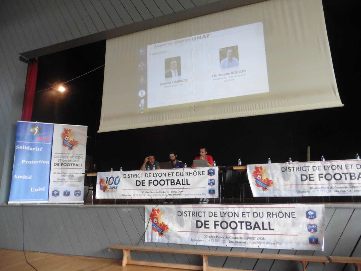 GENAS | Les arbitres de foot en assemblée générale