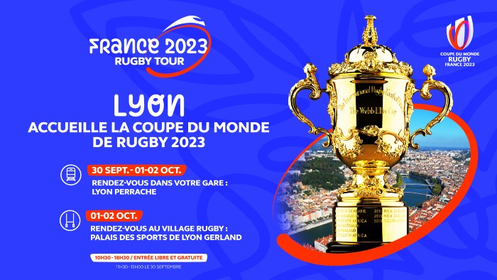 LYON | La Coupe du Monde de Rugby 2023 de passage