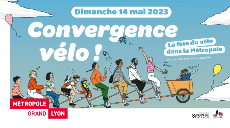 Métropole de Lyon | La Convergence Vélo de retour