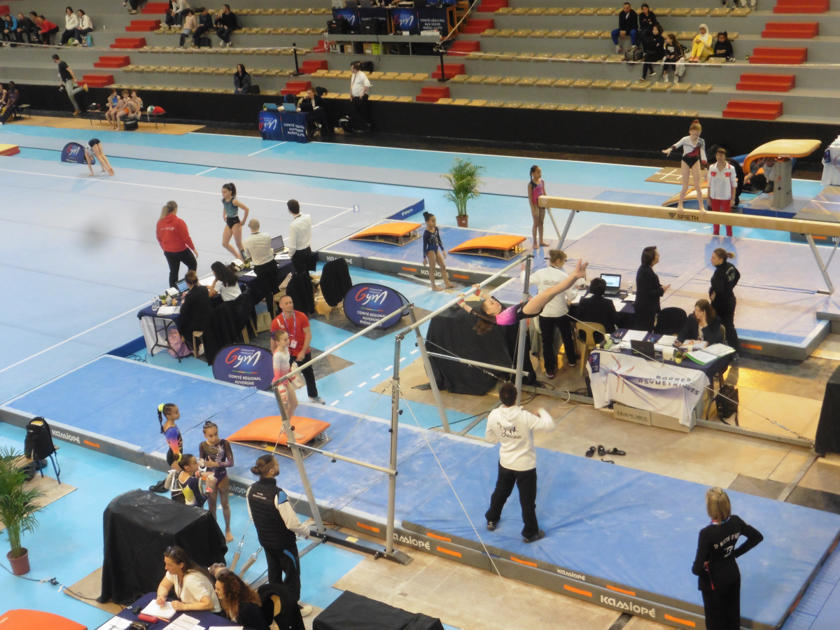 VILLEURBANNE | Du niveau régional pour les gymnastes de la Jeune France