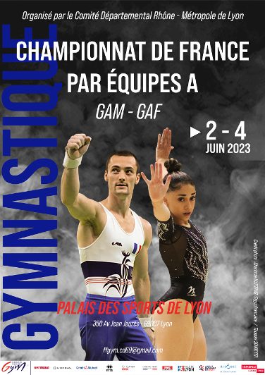 LYON 7 | Championnats de France par équipes A et B masculines et féminines de gymnastique