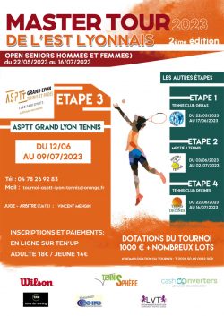V2 2023 AFFICHE ASPTT MASTER EST LYONNAIS
