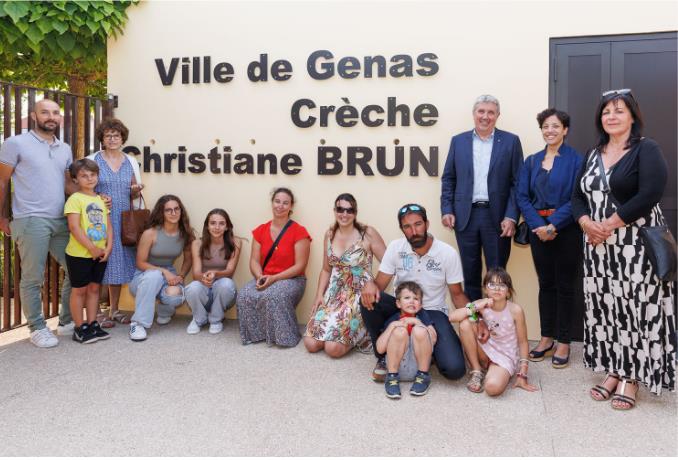 GENAS | La crèche Christiane Brun inaugurée