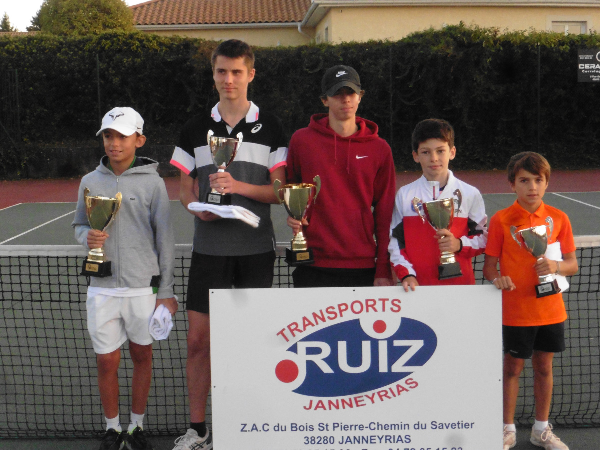 PUSIGNAN | Le tournoi jeunes de tennis a rendu son verdict