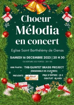 Affiche Choeur Mélodia