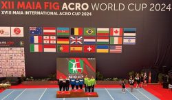 Le Trio de Lyon GR sur la 2e marche du podium au Portugal