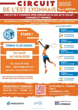 CIRCUIT EST Genas 2025 RESEAUX